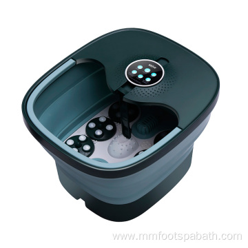 Folding Foot Bath Massager With Automatic Roller